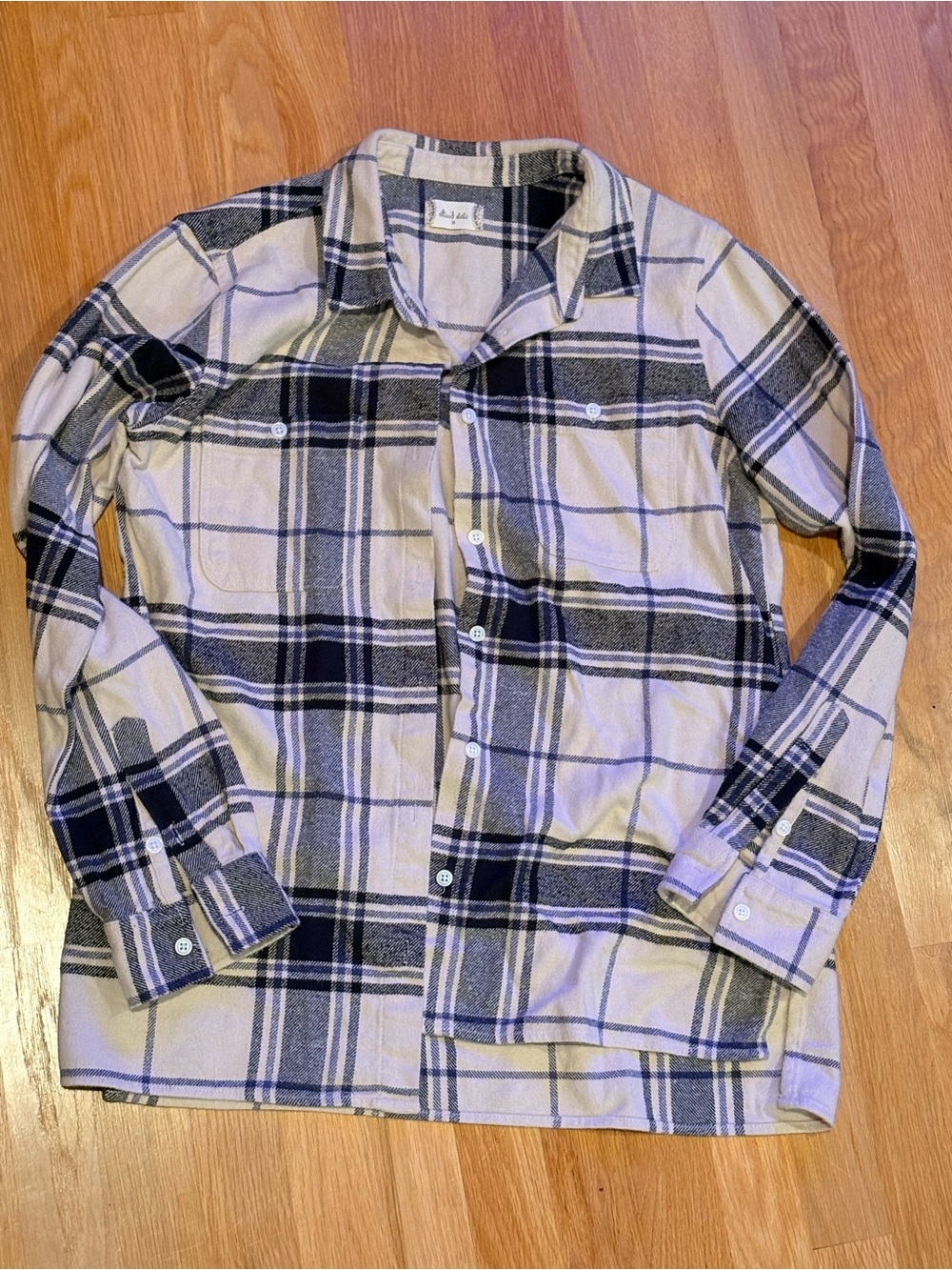 Altar'd State Plaid Button-Front Shirt